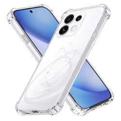 Husa Oppo Reno16 Pro Techsuit Shockproof Clear Silicone, transparenta