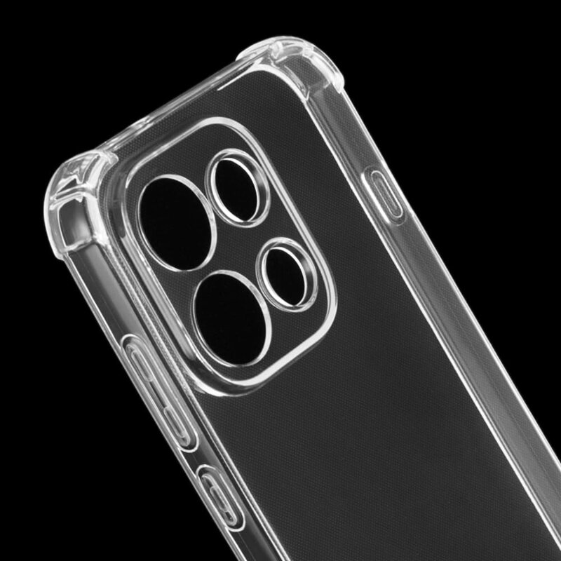 Husa Oppo Reno16 FS Techsuit Shockproof Clear Silicone, transparenta