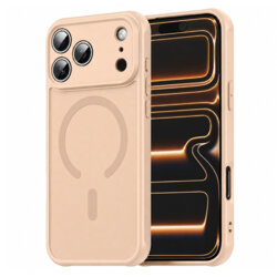 Husa iPhone 17 Pro Max Techsuit HaloFrost II MagSafe, auriu