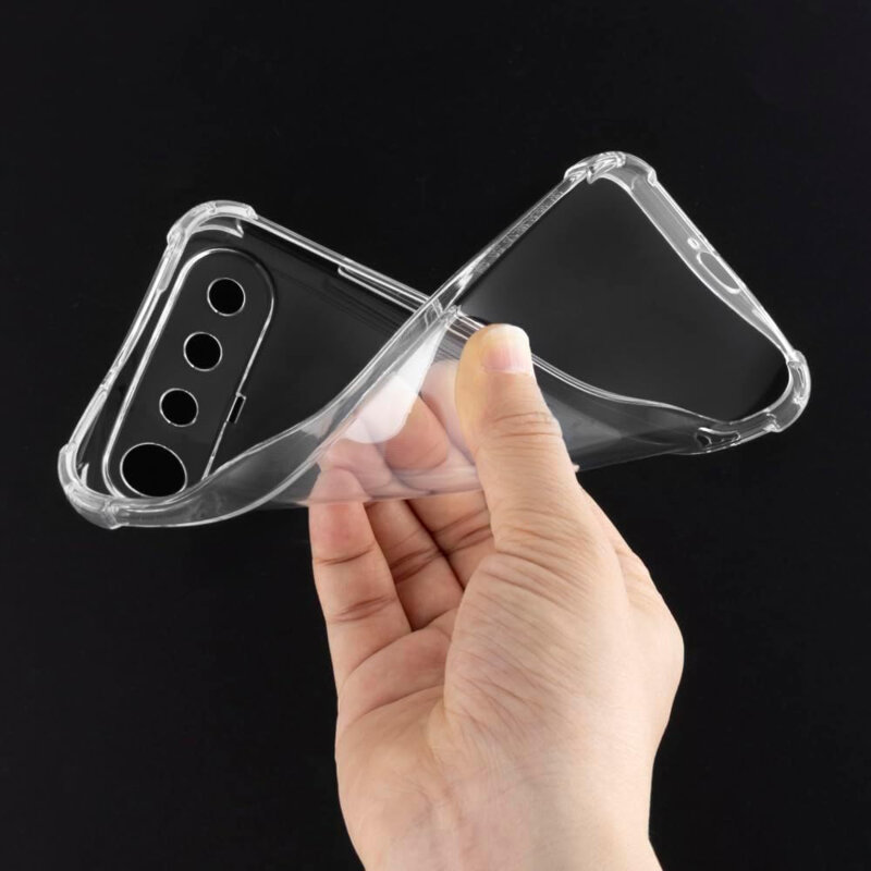 Husa Realme 16 5G Techsuit Shockproof Clear Silicone, transparenta