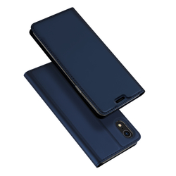 Husa iPhone XR Dux Ducis Flip Stand Book - Albastru