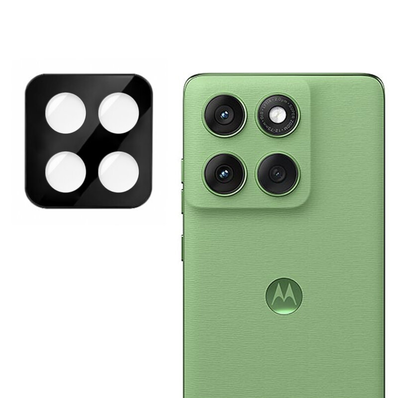 Folie camera Motorola Edge 60 Fusion Techsuit Full Glass, negru