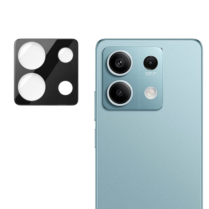 Folie camera Xiaomi Redmi Note 13 5G Techsuit Full Glass, negru