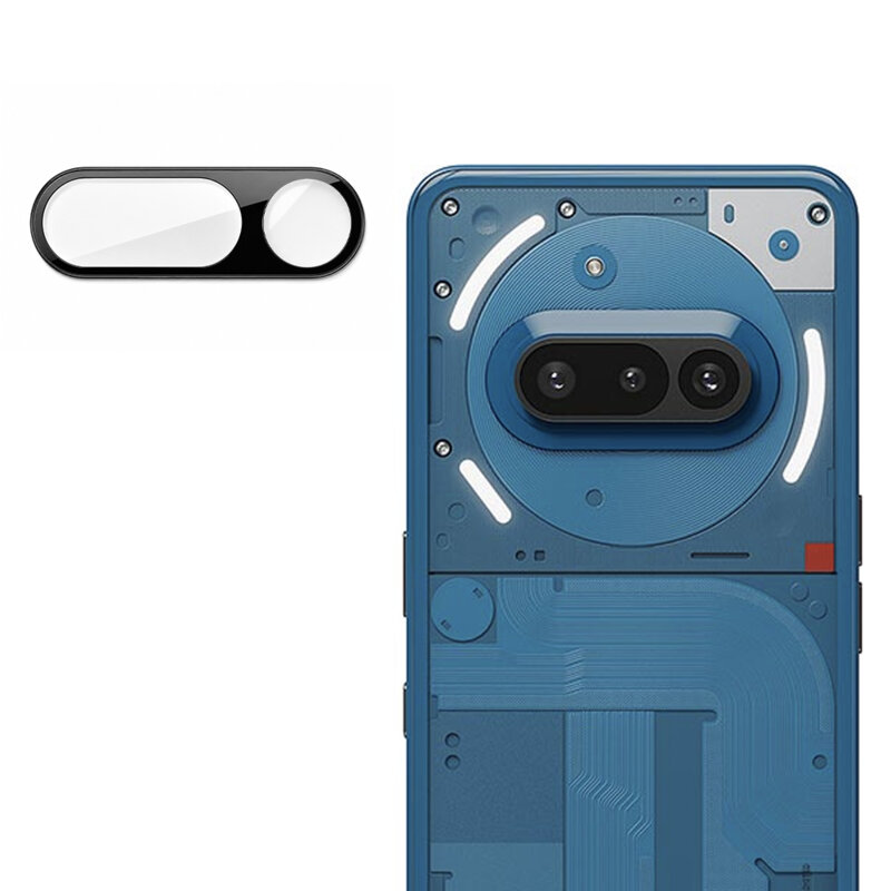 Folie camera Nothing Phone (3a) Techsuit Full Glass, negru