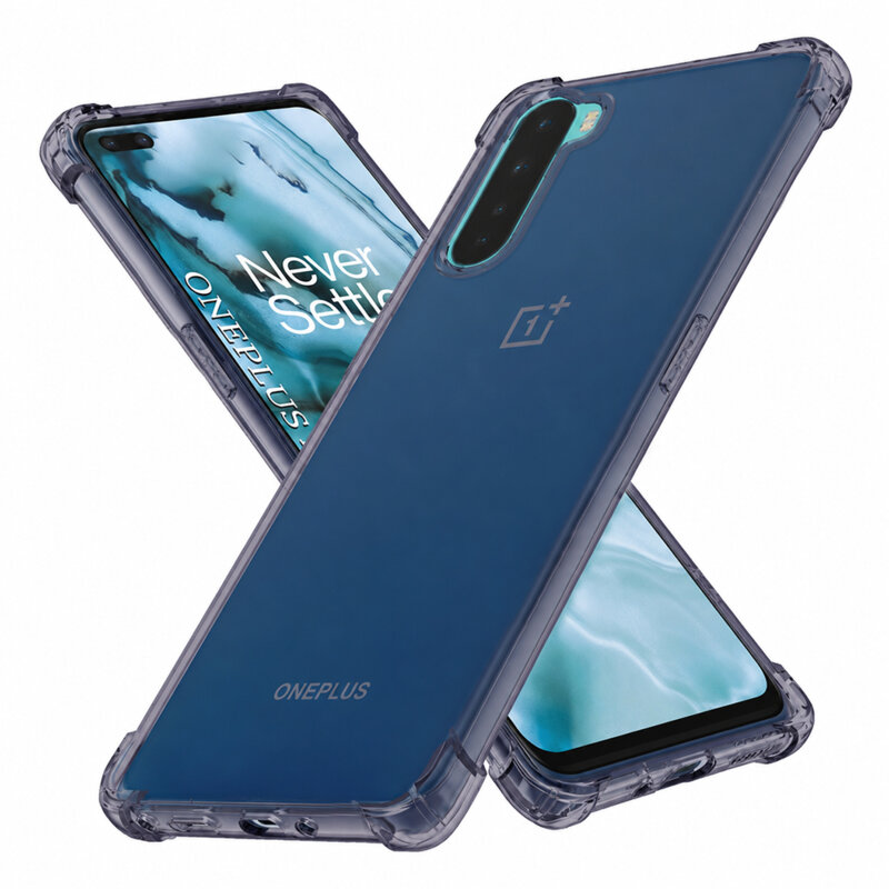 Husa OnePlus Nord 5G Techsuit Shockproof Clear Silicone, fumuriu