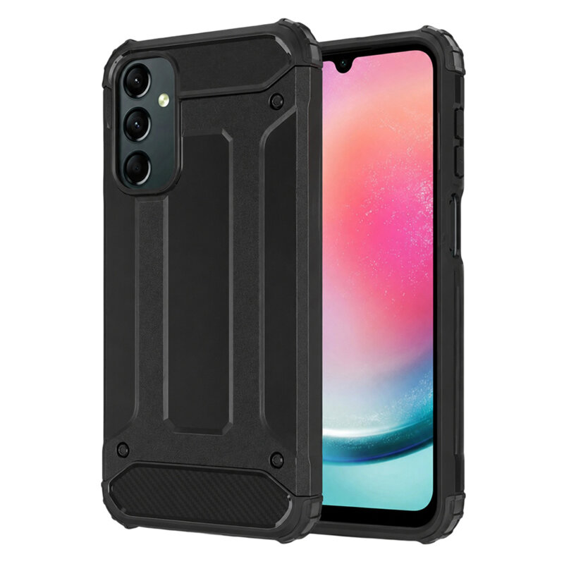 Husa Samsung Galaxy A25 5G Techsuit Hybrid Armor, negru