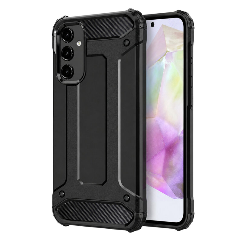 Husa Samsung Galaxy A35 5G Techsuit Hybrid Armor, negru