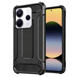 Husa Xiaomi Redmi Note 14 4G (Regional) Techsuit Hybrid Armor, negru