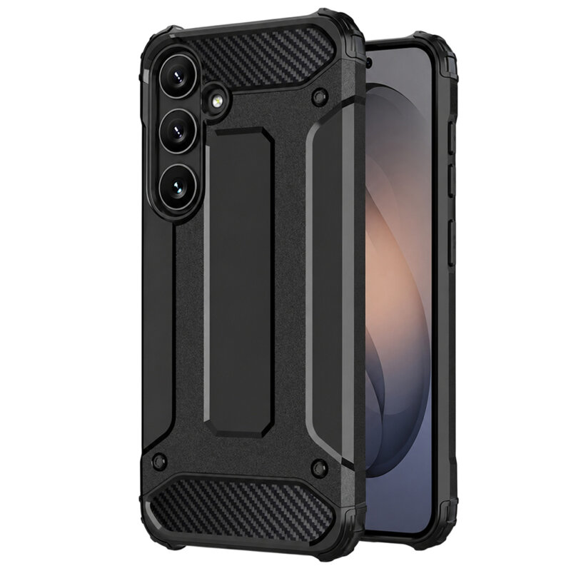 Husa Samsung Galaxy S26 Techsuit Hybrid Armor, negru