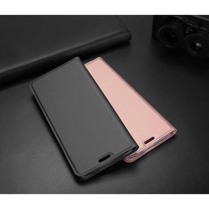 Husa Sony Xperia XZ3 Dux Ducis Flip Stand Book - Gri