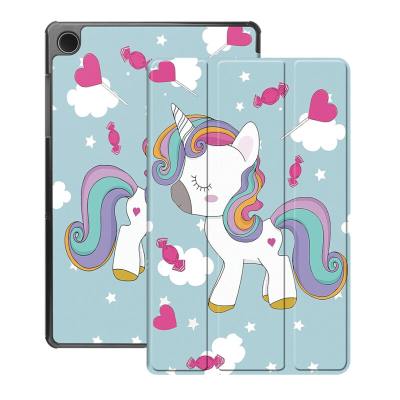 Husa Samsung Galaxy Tab A11 Plus Techsuit FoldPro, Unicorn