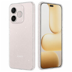 Husa sclipici Honor 600 Lite Techsuit SparkleSkin, transparenta