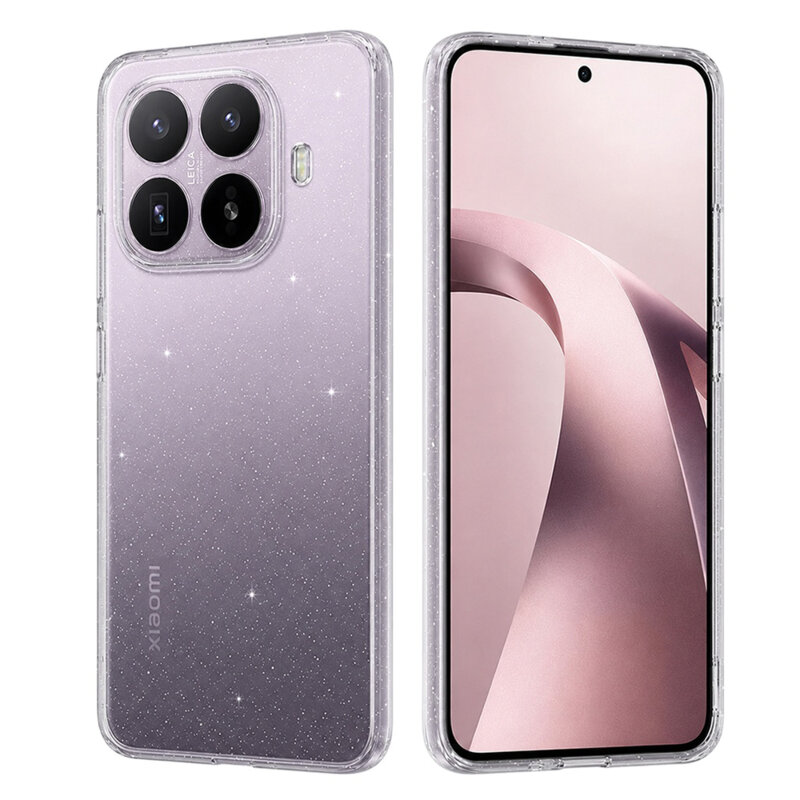 Husa sclipici Xiaomi 17T Techsuit SparkleSkin, transparenta