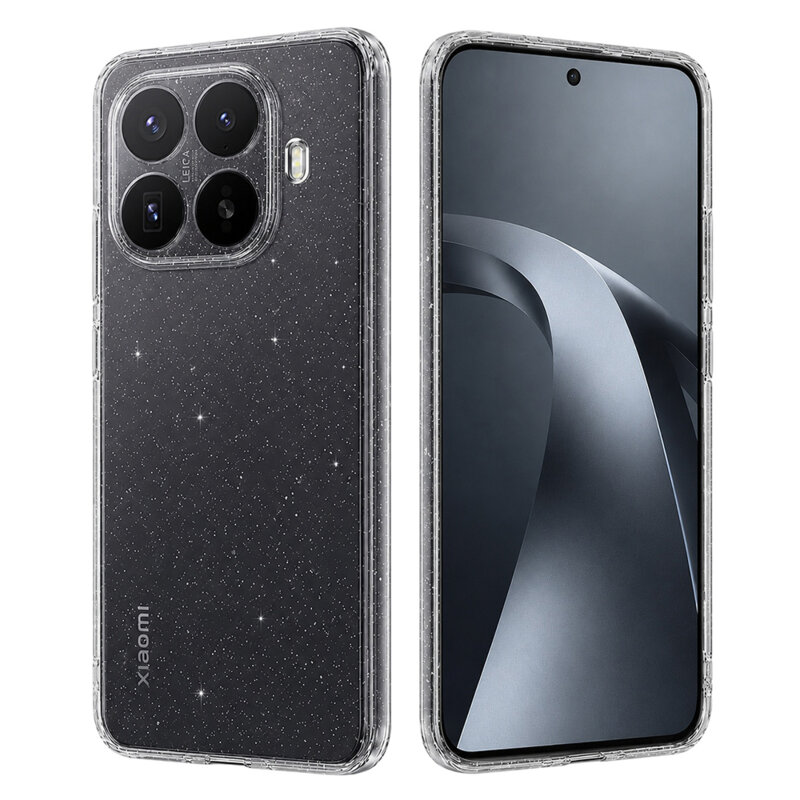 Husa sclipici Xiaomi 17T Pro Techsuit SparkleSkin, transparenta