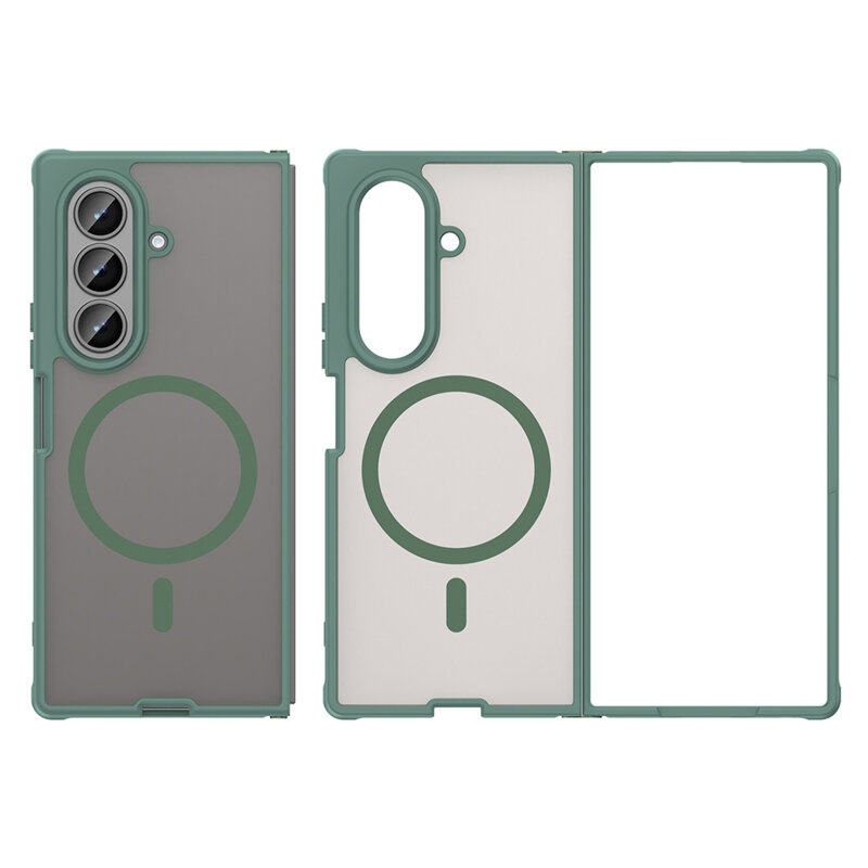 Husa Samsung Galaxy Z Fold8 Ultra Techsuit HaloFrost II MagSafe, verde