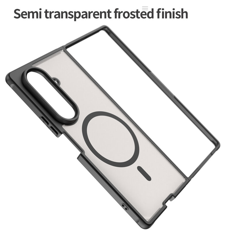 Husa Samsung Galaxy Z Fold8 Ultra Techsuit HaloFrost II MagSafe, negru