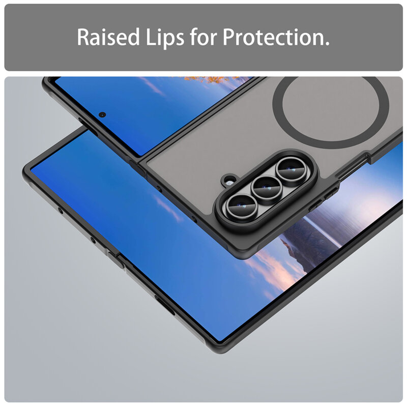 Husa Samsung Galaxy Z Fold8 Ultra Techsuit HaloFrost II MagSafe, negru