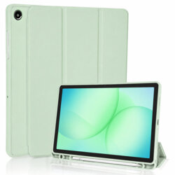Husa Samsung Galaxy Tab A11 Plus Techsuit Flex Trifold Pen, verde deschis