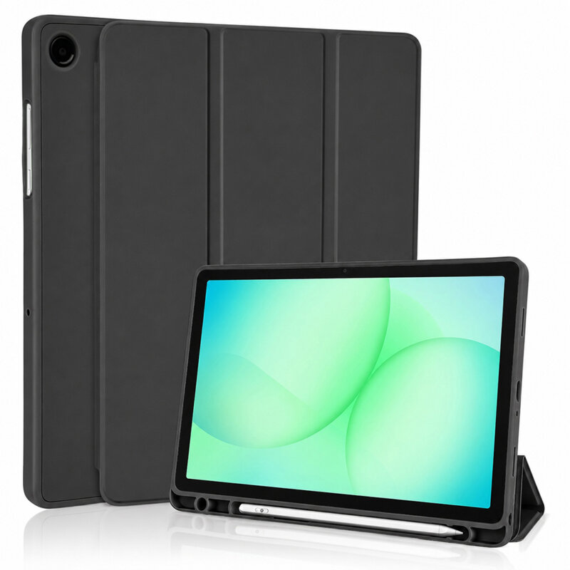 Husa Samsung Galaxy Tab A11 Plus Techsuit Flex Trifold Pen, negru
