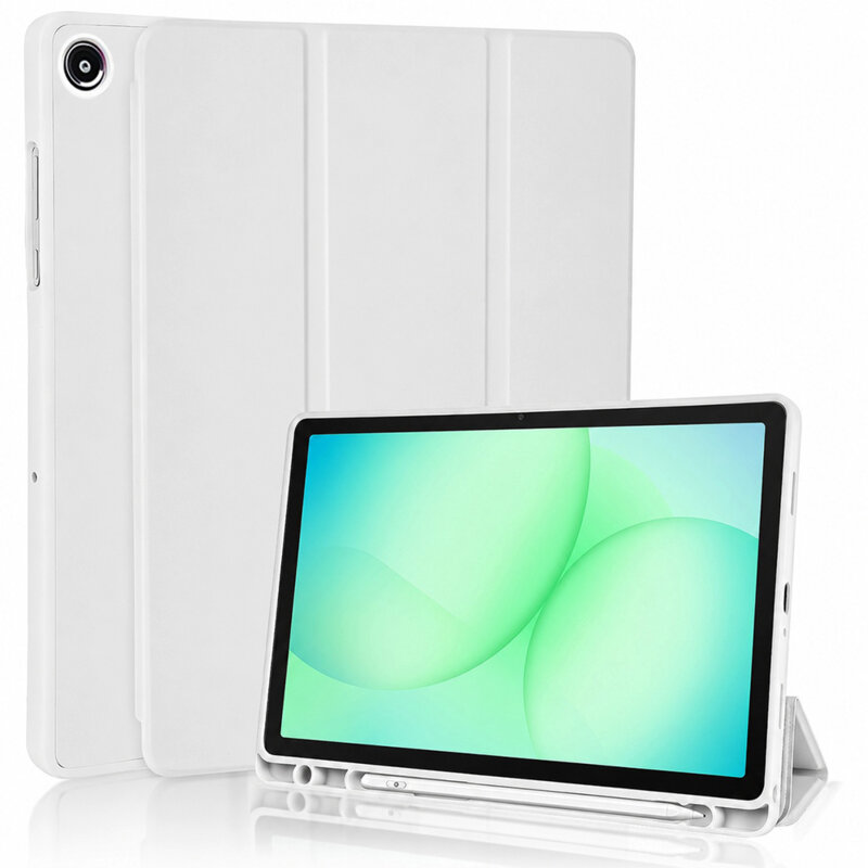 Husa Samsung Galaxy Tab A11 Plus Techsuit Flex Trifold Pen, gri