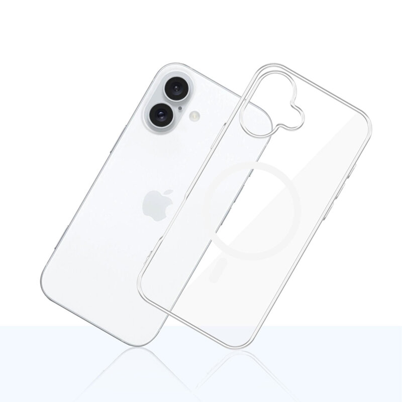 Husa iPhone 16 3mk Clear MagCase, transparenta