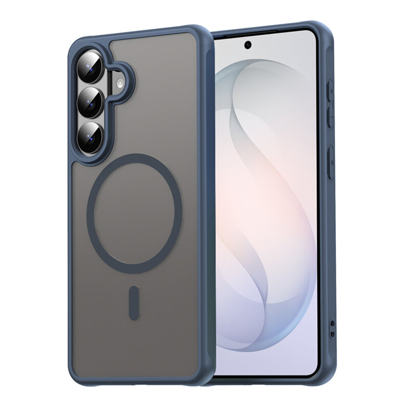 Husa Samsung Galaxy S26 FE Techsuit HaloFrost II MagSafe, bleumarin