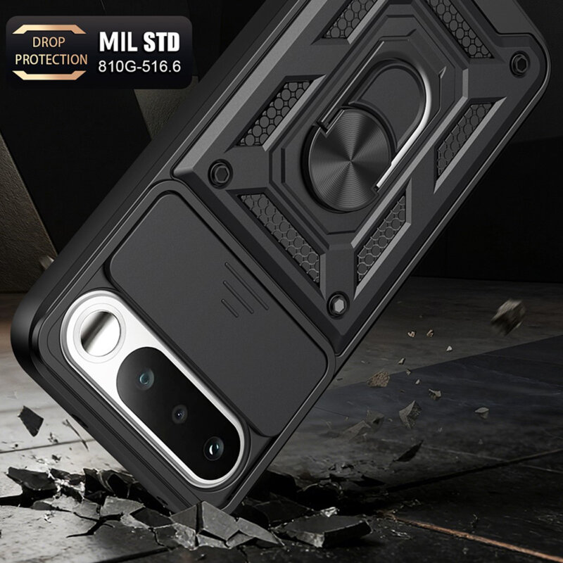Husa Realme 16 5G protectie camera Techsuit CamShield Series, negru