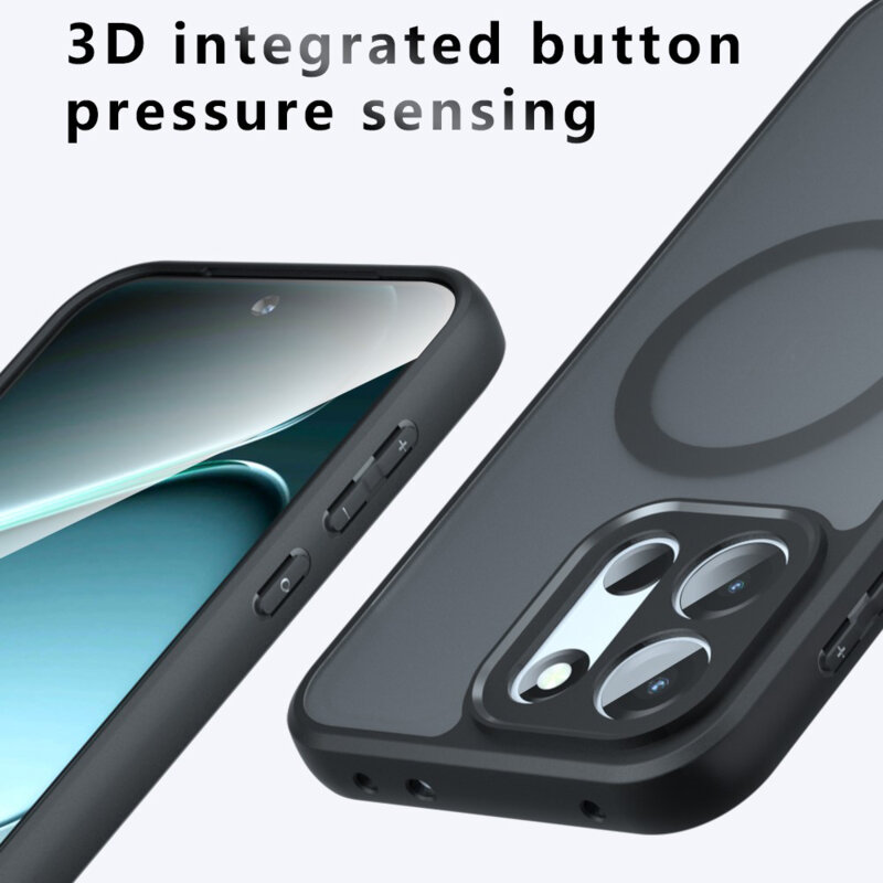 Husa OnePlus Nord 6 Techsuit PureFrost MagSafe, negru frost