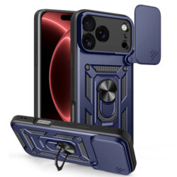 Husa iPhone 18 Pro protectie camera Techsuit CamShield Series, albastru