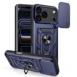 Husa iPhone 17 Pro protectie camera Techsuit CamShield Series, albastru