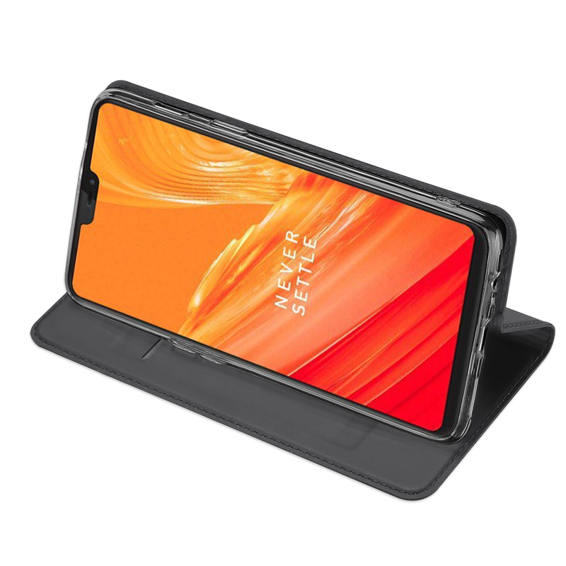Husa OnePlus 6 Dux Ducis Flip Stand Book - Gri