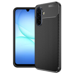 Husa Samsung Galaxy M17 Techsuit CarbonFiber, negru