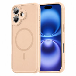 Husa iPhone 16 Techsuit HaloFrost II MagSafe, auriu