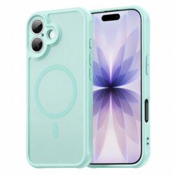 Husa iPhone 17 Techsuit HaloFrost II MagSafe, verde menta