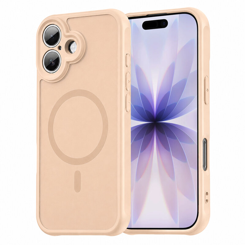 Husa iPhone 17 Techsuit HaloFrost II MagSafe, auriu