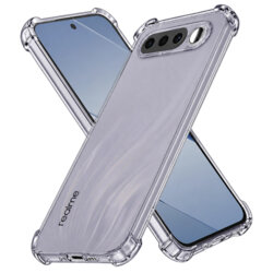 Husa Realme 16 5G Techsuit Shockproof Clear Silicone, fumuriu