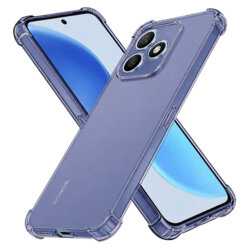 Husa Honor X8d Techsuit Shockproof Clear Silicone, fumuriu