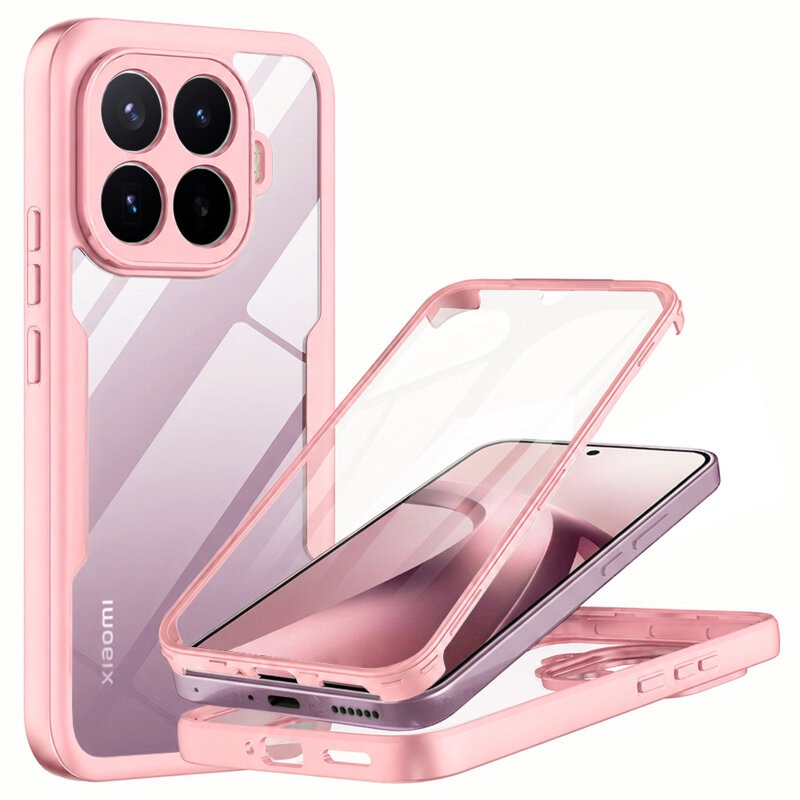 Husa 360° Xiaomi 17T Techsuit ColorVerse, roz