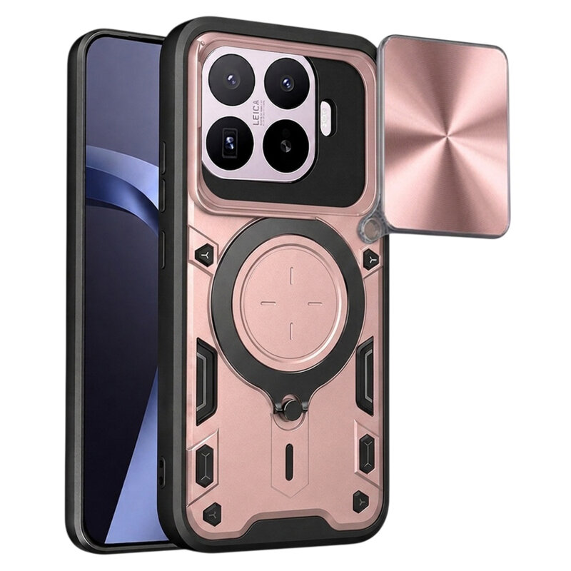 Husa Xiaomi 17T Pro Techsuit CamGuard Pro, roz auriu