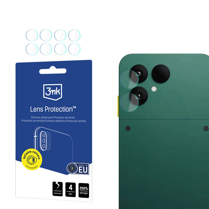[Pachet 4x] Folie Fairphone 6 3mk Lens Protection, transparenta