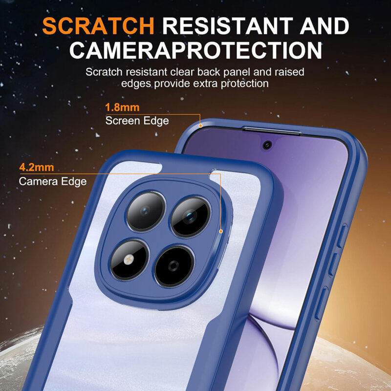 Husa 360° Samsung Galaxy S26 FE Techsuit ColorVerse, albastru