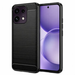 Husa Oppo Reno16 FS Techsuit Carbon Silicone, negru