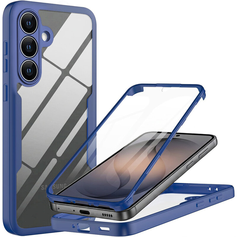 Husa 360° Samsung Galaxy S26 Techsuit ColorVerse, albastru