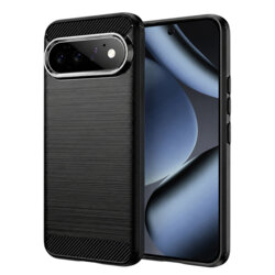 Husa Google Pixel 11 Techsuit Carbon Silicone, negru