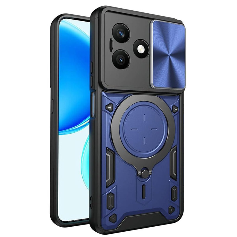 Husa Honor X8d Techsuit CamGuard Pro, albastru