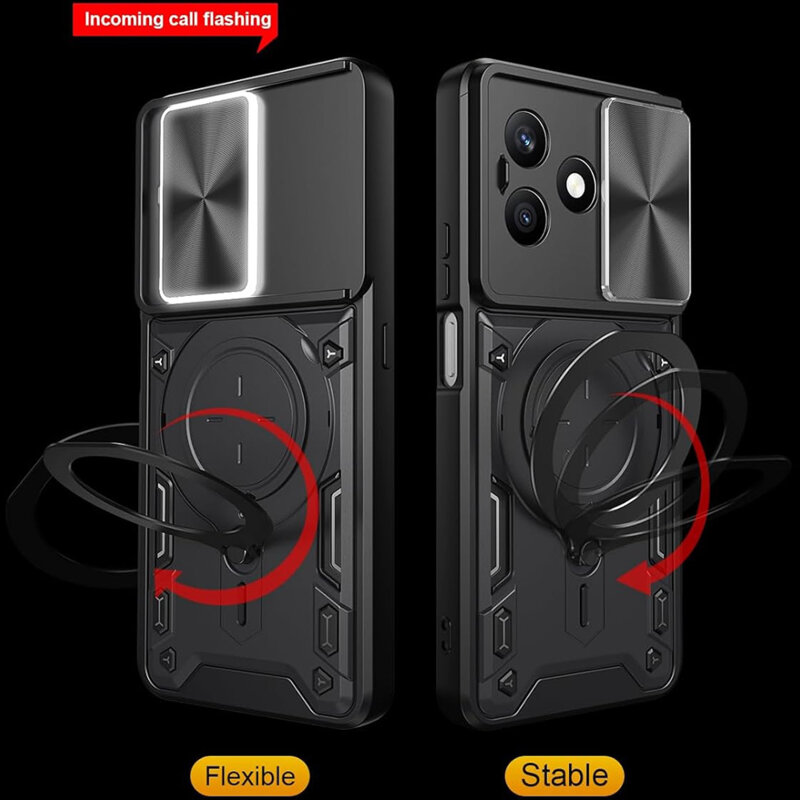 Husa Honor X8d Techsuit CamGuard Pro, albastru