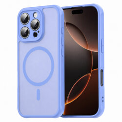 Husa iPhone 16 Pro Techsuit HaloFrost II MagSafe, albastru