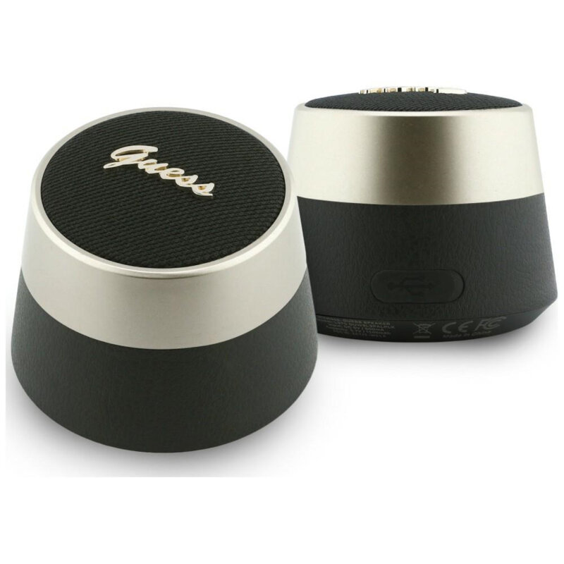 Boxa portabila Guess Bluetooth V5.4, TWS, 5W, negru, GUWSL3PALPLK