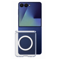 Husa Samsung Galaxy Z Flip8 Blueo Crystal Pro Anti-Drop MagSafe, transparenta