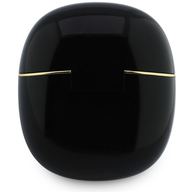 Casti Bluetooth Guess Glossy Gold Line Classic, negru, GUTWSG3HGECK